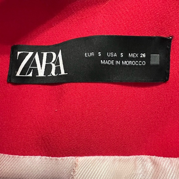 Zara Red Blazer Suit Jacket - Picture 8 of 8
